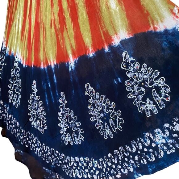 Seven Islands OS Red Blue Rhinestones Sequin Patriotic Beach Vacation Swim Cover - Picture 4 of 6